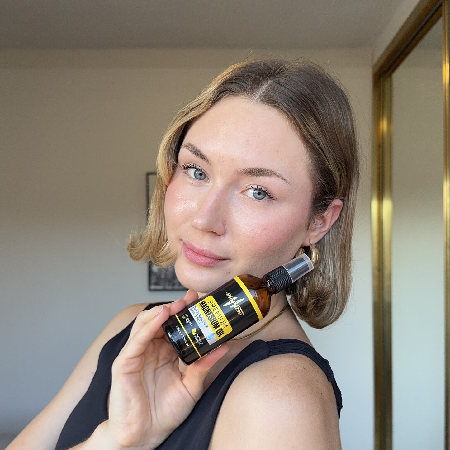 Premium Magnesium Oil Spray (100mL) - Amber Glass Bottle