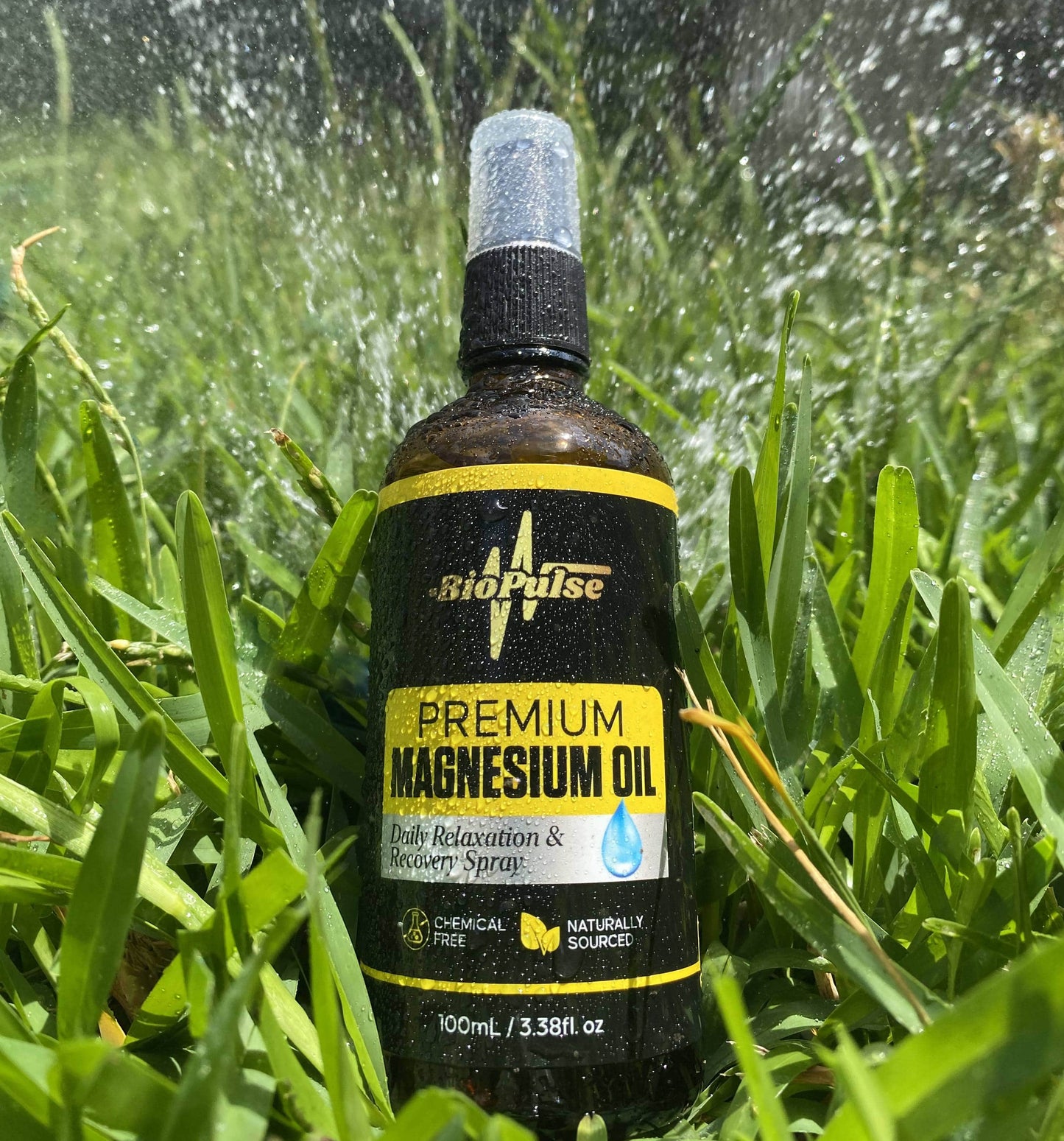 Premium Magnesium Oil Spray (100mL) - Amber Glass Bottle