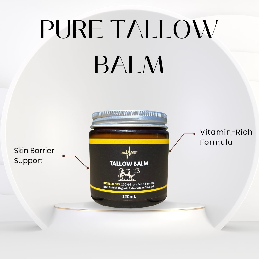 Tallow Balm (120mL) - Amber Glass Jar