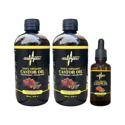 Castor Oil Refill Trio