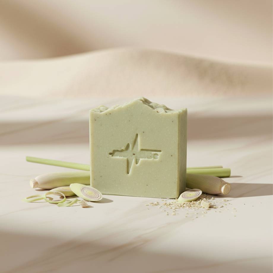 Organic Tallow Soap - Lemongrass Essential Oil (120g)