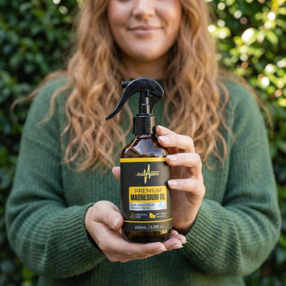 Premium Magnesium Oil Spray (200mL) - Amber Glass Bottle