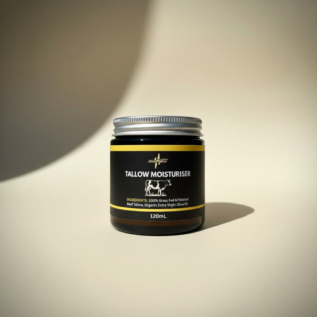 Tallow Moisturiser (120mL) - Amber Glass Jar