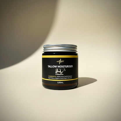 Tallow Moisturiser (120mL) - Amber Glass Jar