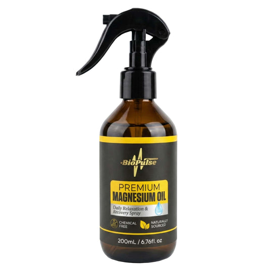 Premium Magnesium Oil Spray (200mL) - Amber Glass Bottle