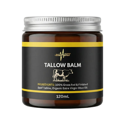 Tallow Balm (120mL) - Amber Glass Jar