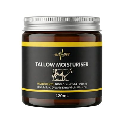 Tallow Moisturiser (120mL) - Amber Glass Jar
