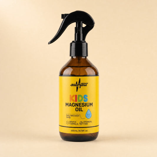 Kids Magnesium Oil Spray (200mL) - Amber Glass Bottle