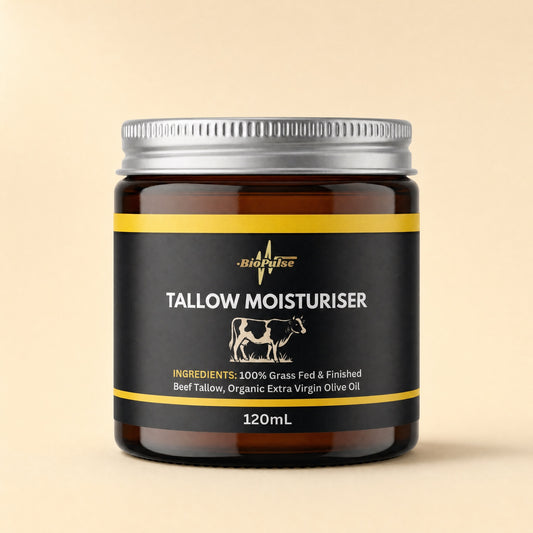 Tallow Moisturiser (120mL) - Amber Glass Jar