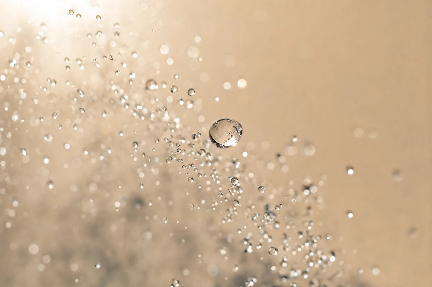Fine mist of magnesium oil spray